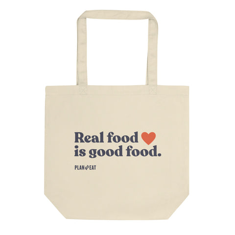 Real Food is Good Food Tote bag