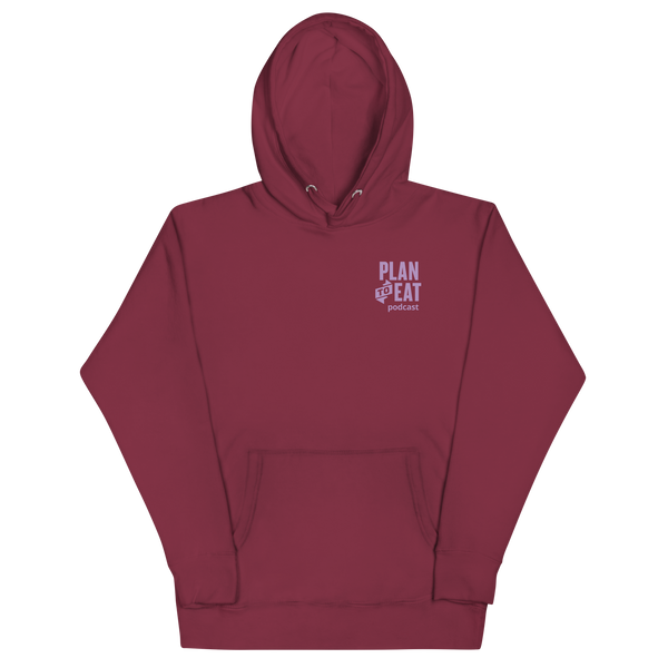 Plan to Eat Podcast Unisex Pullover Hoodie