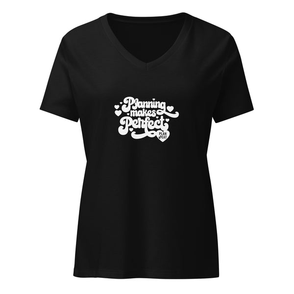 Planning Makes Perfect Women’s Relaxed V-neck T-shirt