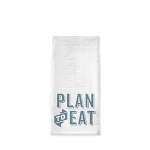 Plan to Eat Logo Tea Towel