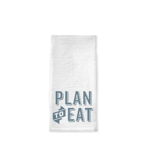 Plan to Eat Logo Tea Towel
