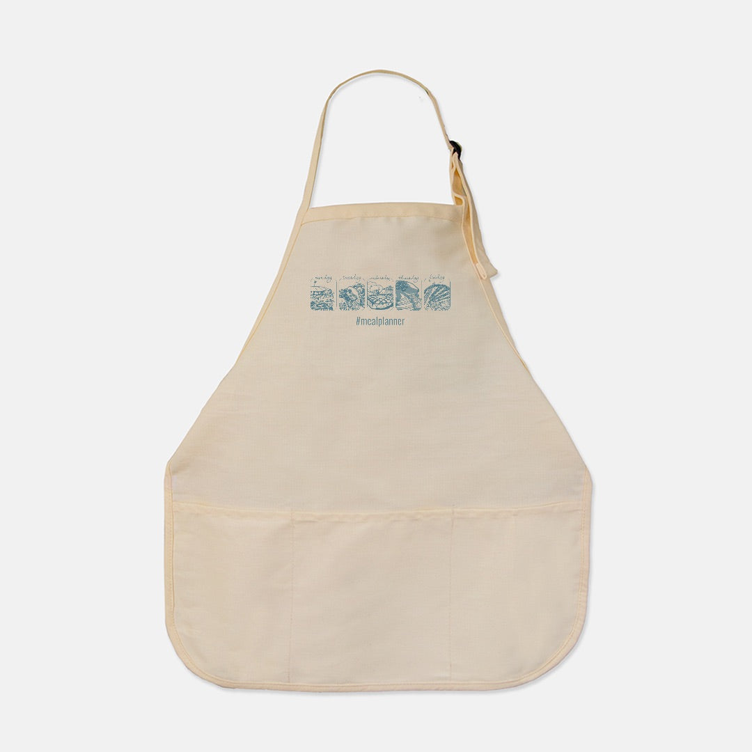 #mealplanner Apron in Natural