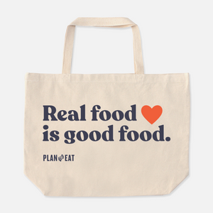 Real Food is Good Food Oversize Tote