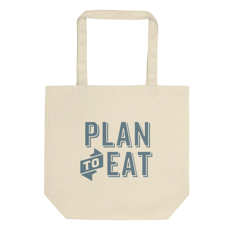 Plan to Eat Logo Tote Bag