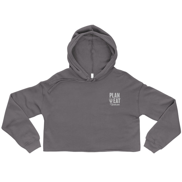 Plan to Eat Podcast Cropped Hoodie